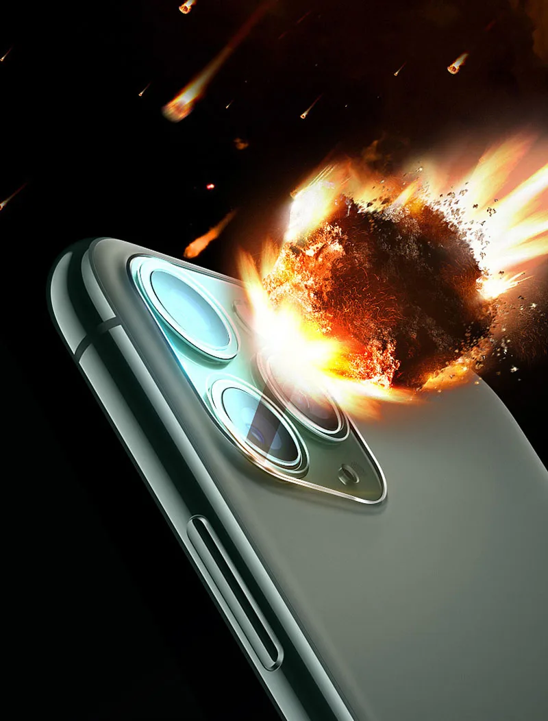 Защитная пленка для объектива камеры для iPhone 11 Pro Max, чехол для iPhone X XS Max XR 8 7 Plus, прозрачная пленка из закаленного стекла для объектива