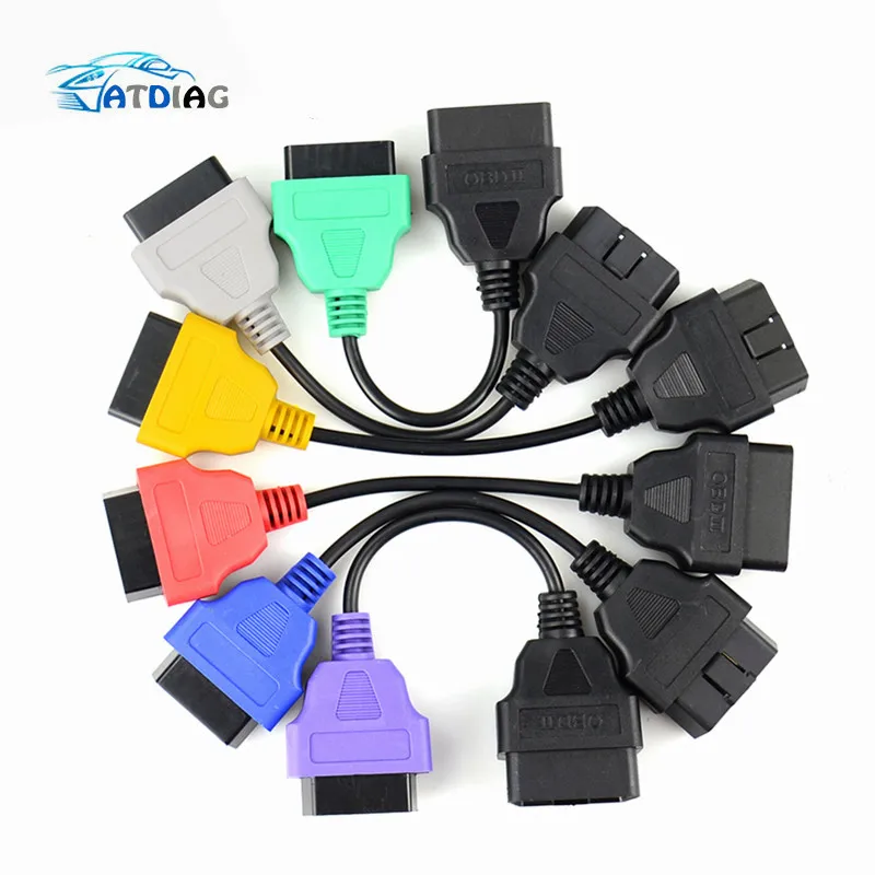 Диагностический кабель FiatECUScan разъем OBD OBD2 подушка безопасности ABS для сканера Fiat