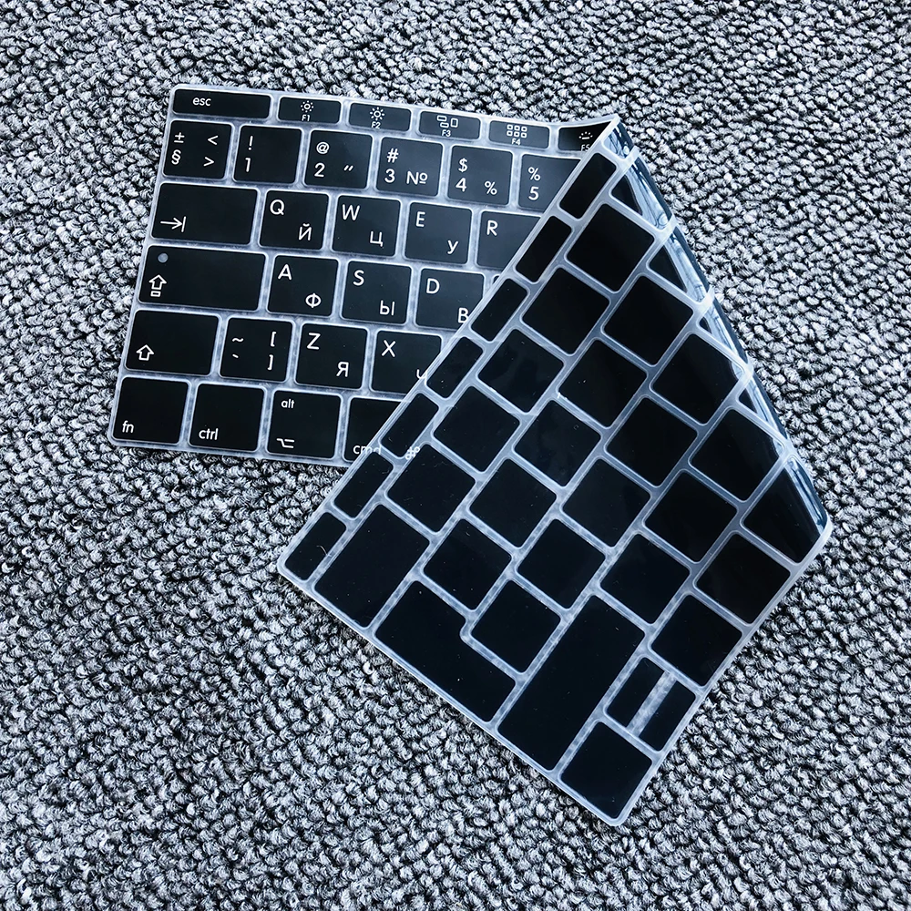 Чехол для русской клавиатуры мягкий силиконовый чехол Macbook 12 дюймов A1534 A1931 Retina Pro