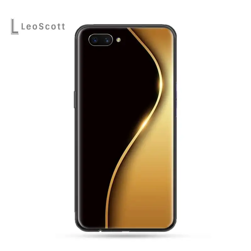 

Fashion luxury original geometry Phone Case For OPPO F 1S 7 9 K1 A77 F3 RENO F11 A5 A9 2020 A73S R15 REALME PRO cover