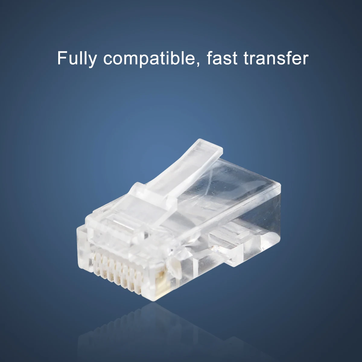 Разъем Rj45 100 шт. разъем категории 5e Cat6 сетевой неэкранированный 8-контактный