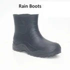 Aleafalling, плотные зимние дождевые ботинки из ЭВА для кухни, мужские водонепроницаемые мотоциклетные всесезонные ботинки из искусственной кожи на платформе