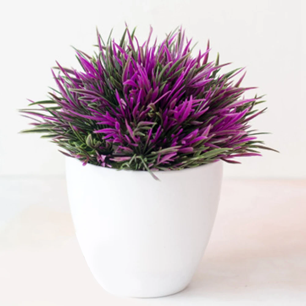 Искусственный растительный набор в горшках 32 головки имитация растений шар для