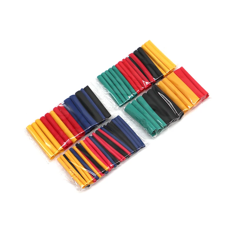 164 шт./530 шт. термоусадочная трубка термореоткатная для электрических кабелей