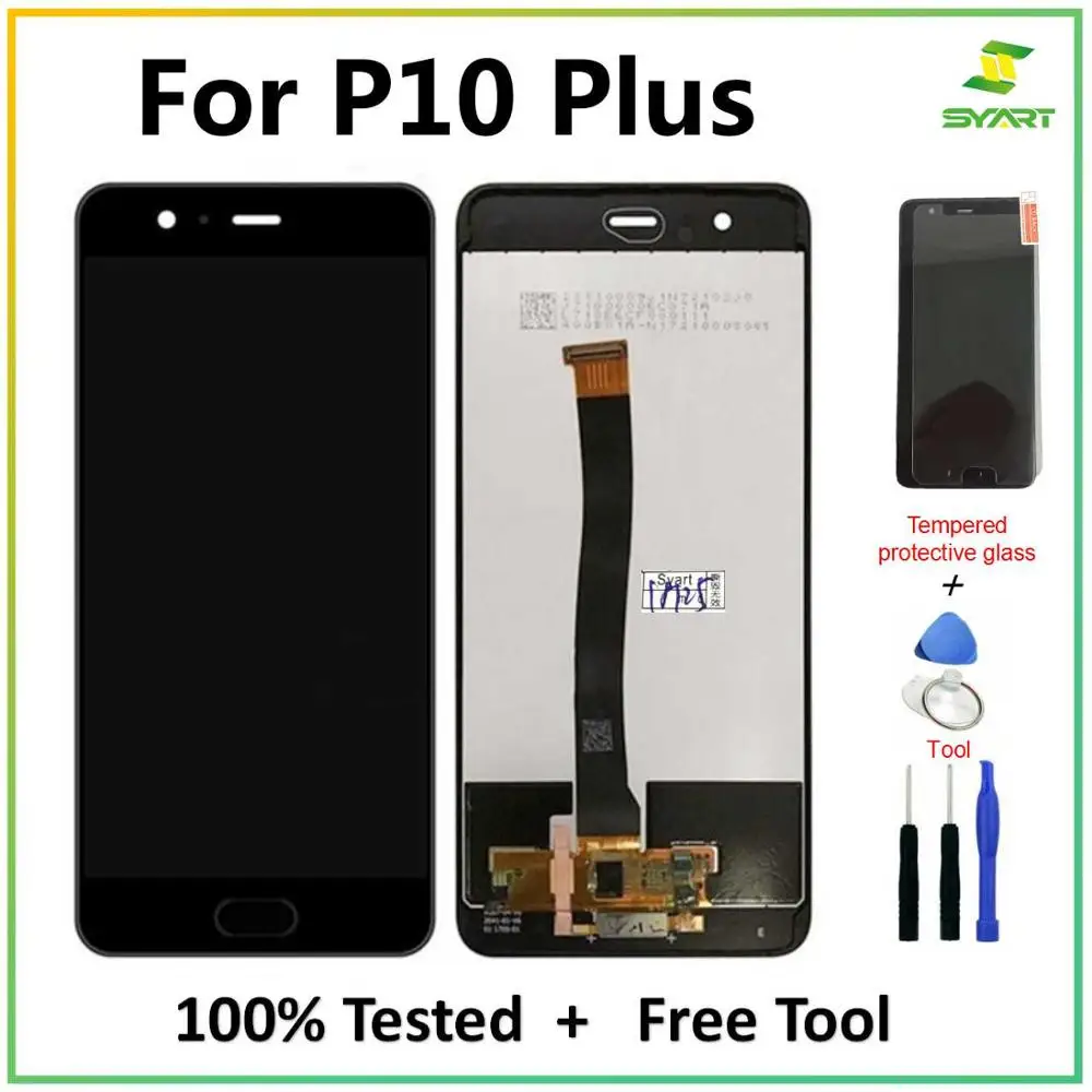 Для Huawei P10 Plus ЖК дисплей + сенсорный экран дигитайзер сборка запасные части 5