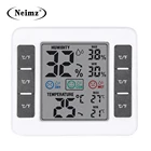 Домашний цифровой настенный термометр, гигрометр, измеритель влажности, монитор, домашняя теплица, метеостанция