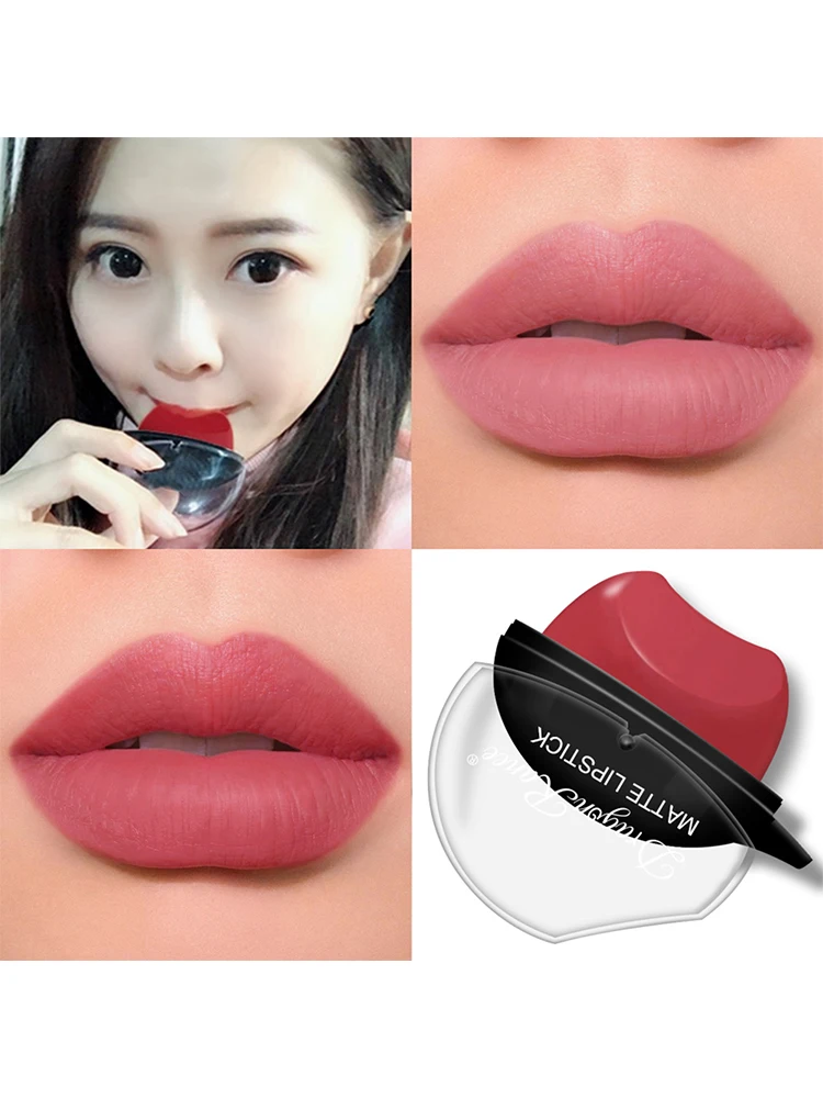 Новый стиль Красная губная помада матовая стойкий макияж увлажняющая косметика