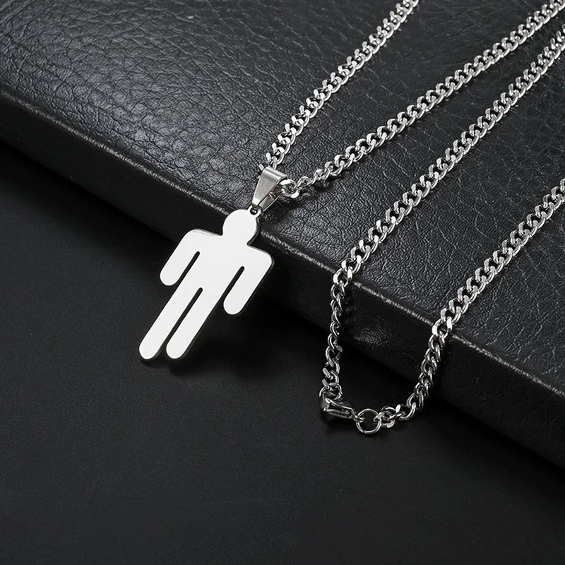 

New Fashion Men's Pendant Necklace Stainless Steel Necklace Hip Hop Rock Punk Jewelry Gift Jewelry