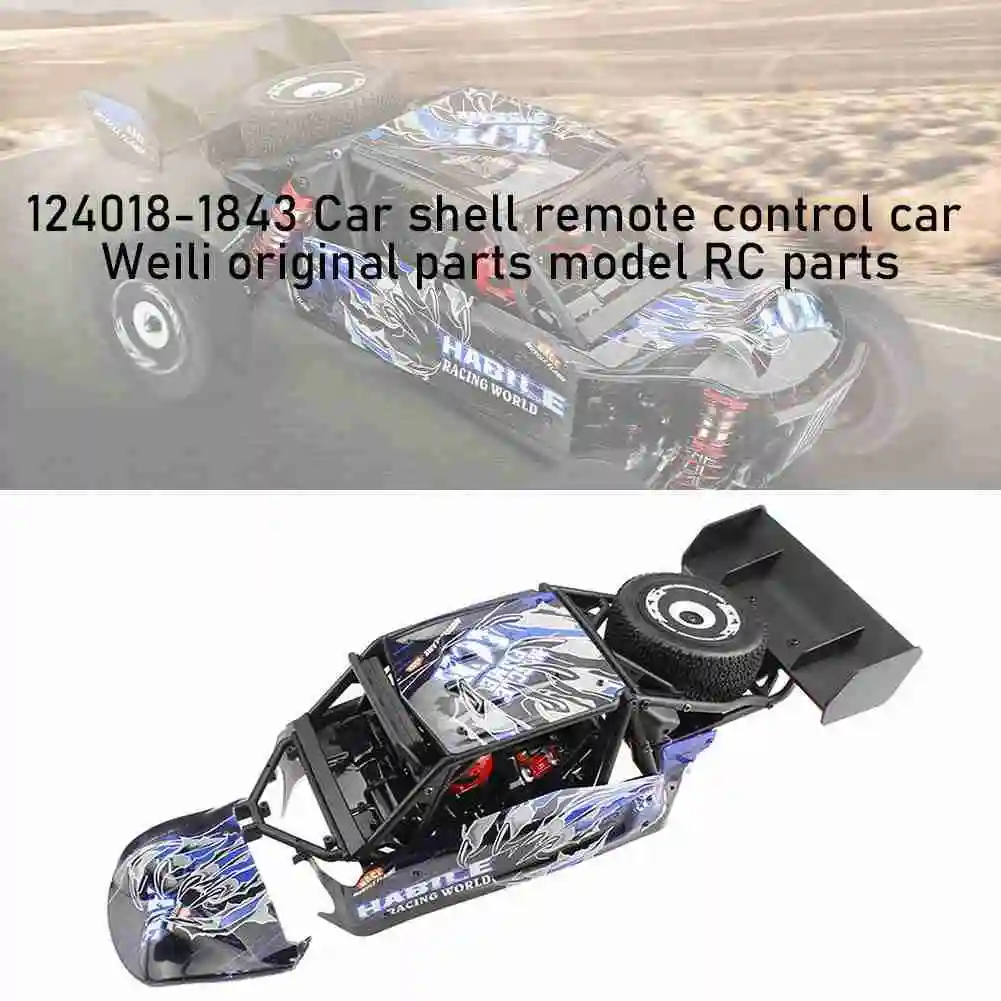 

Professional Plastic RC Model Crawler Car Body Shell For 1:12 WLToys 124018 Buggy Trucks DIY Toy Car Accessories