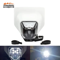 motorcycle led headlight headlamp head lamp for husqvarna fc fe te tx fx tc 125 250 300 350 450 501 fe250 fc250 te300