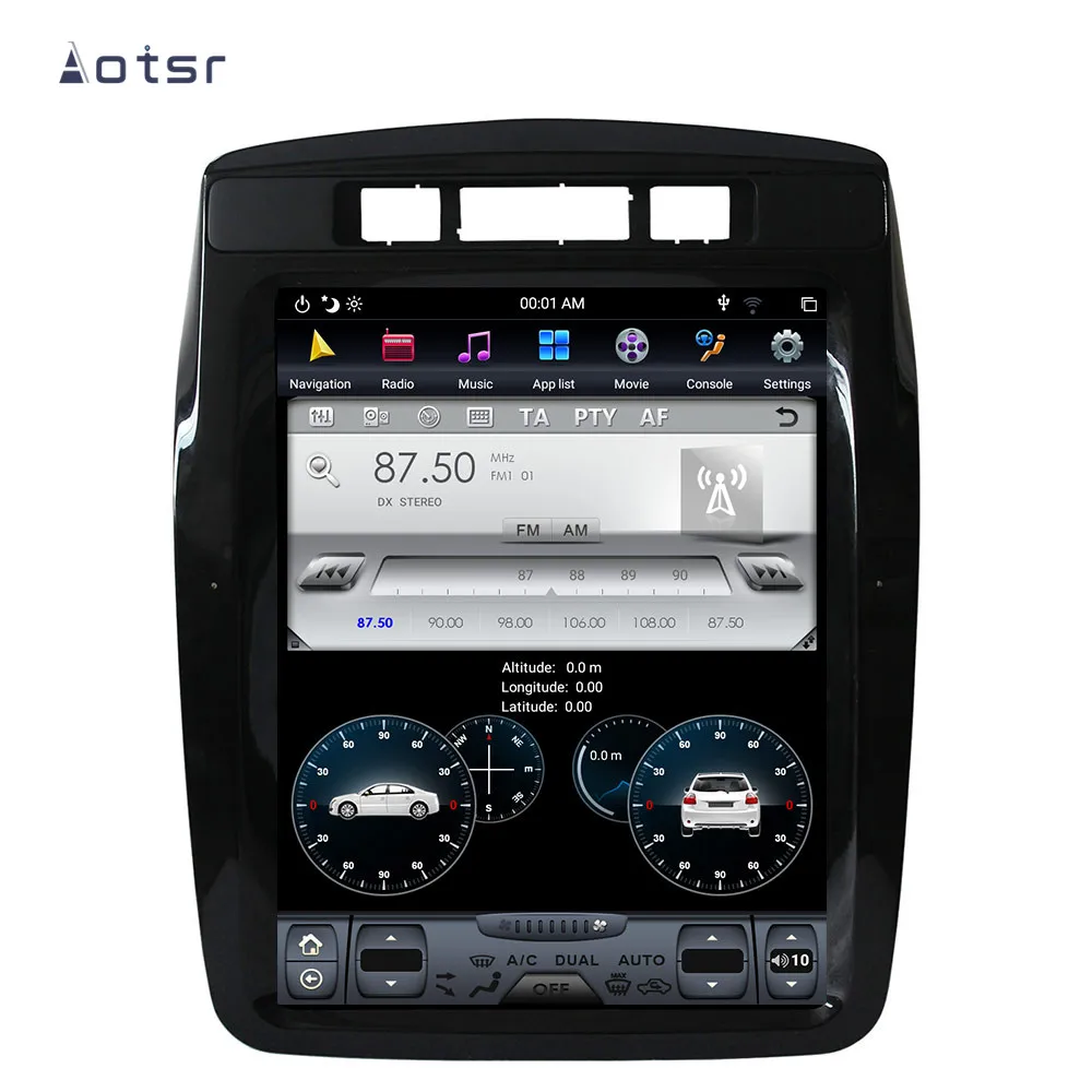 10,4 ”Android 8,1 Tesla стиль автомобиля gps Navi для Volkswagen Touareg 2011 2012 2013 головное устройство мультимедийный плеер радио