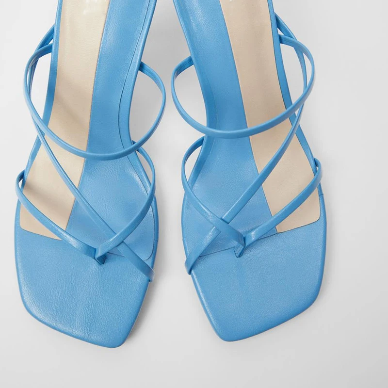 Женские босоножки на высоком каблуке цвет в ассортименте 1 шт|Тапочки| |