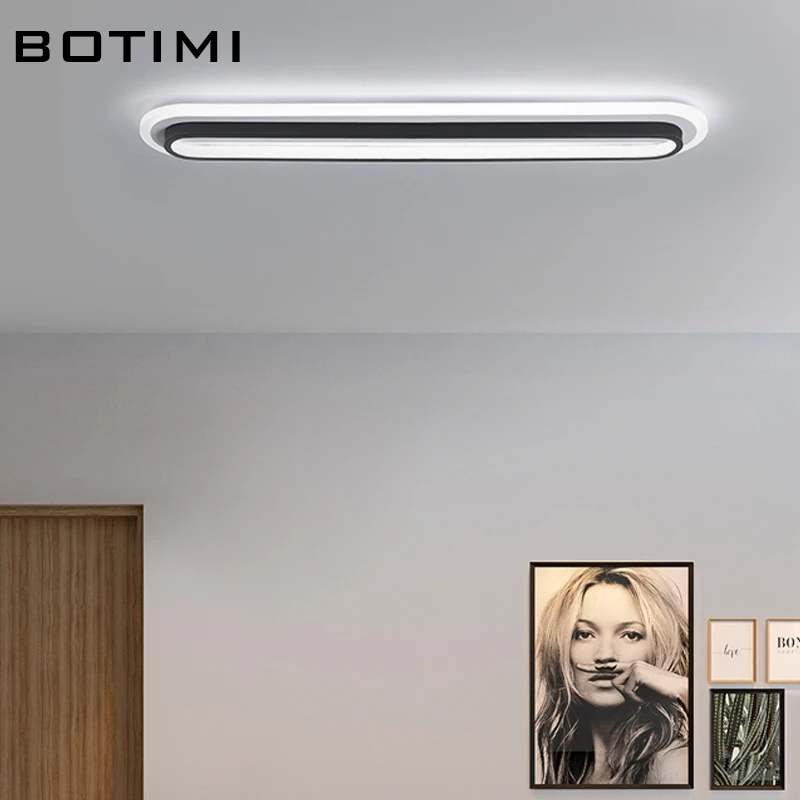 BOTIMI прямоугольник 220 В светодиодный потолочный светильник для коридора