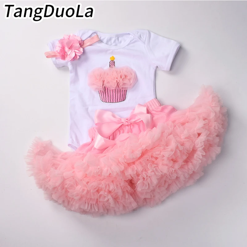 Одежда для маленьких девочек на День рождения Детские вечерние комплекты одежды