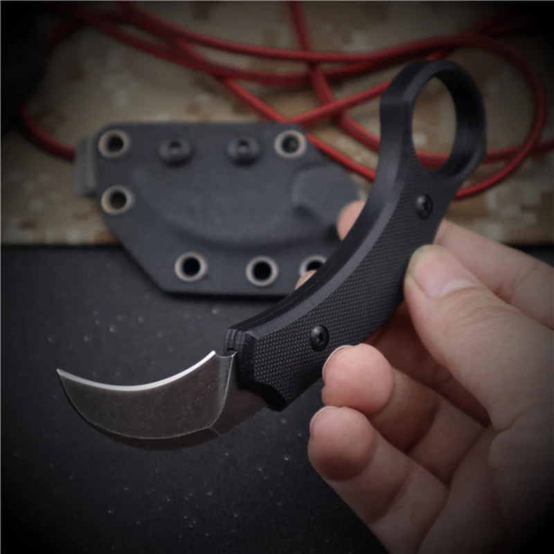 Новейший фиксированный нож 440C Лезвие 440C сталь Karambit Открытый Отдых Охота выживания карманный нож EDC ручные инструменты K набор
