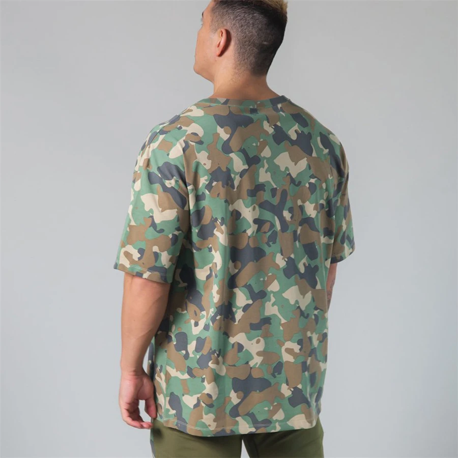 

Camouflage Men sleeveless Cotton t-shirt Summer Casual Fashion Gyms Fitness Bodybuilding workout Male Slim Tees Tops Clothing