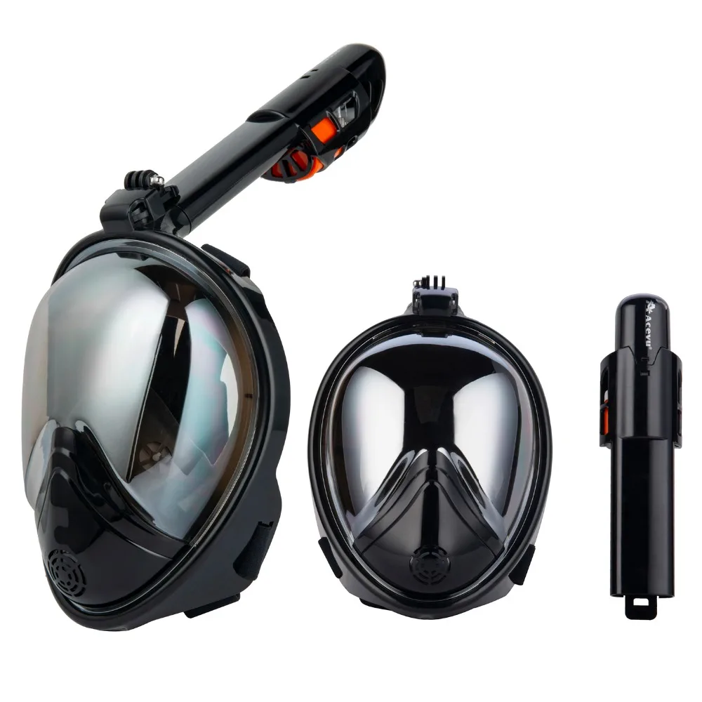 Детская маска для дайвинга безопасная Полнолицевая Подводное плавание с