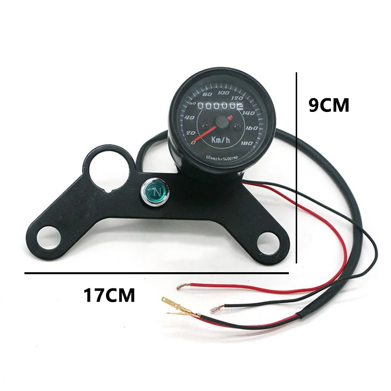 Универсальный двухцветный светодиодный светильник одометр Спидометр км/ч для