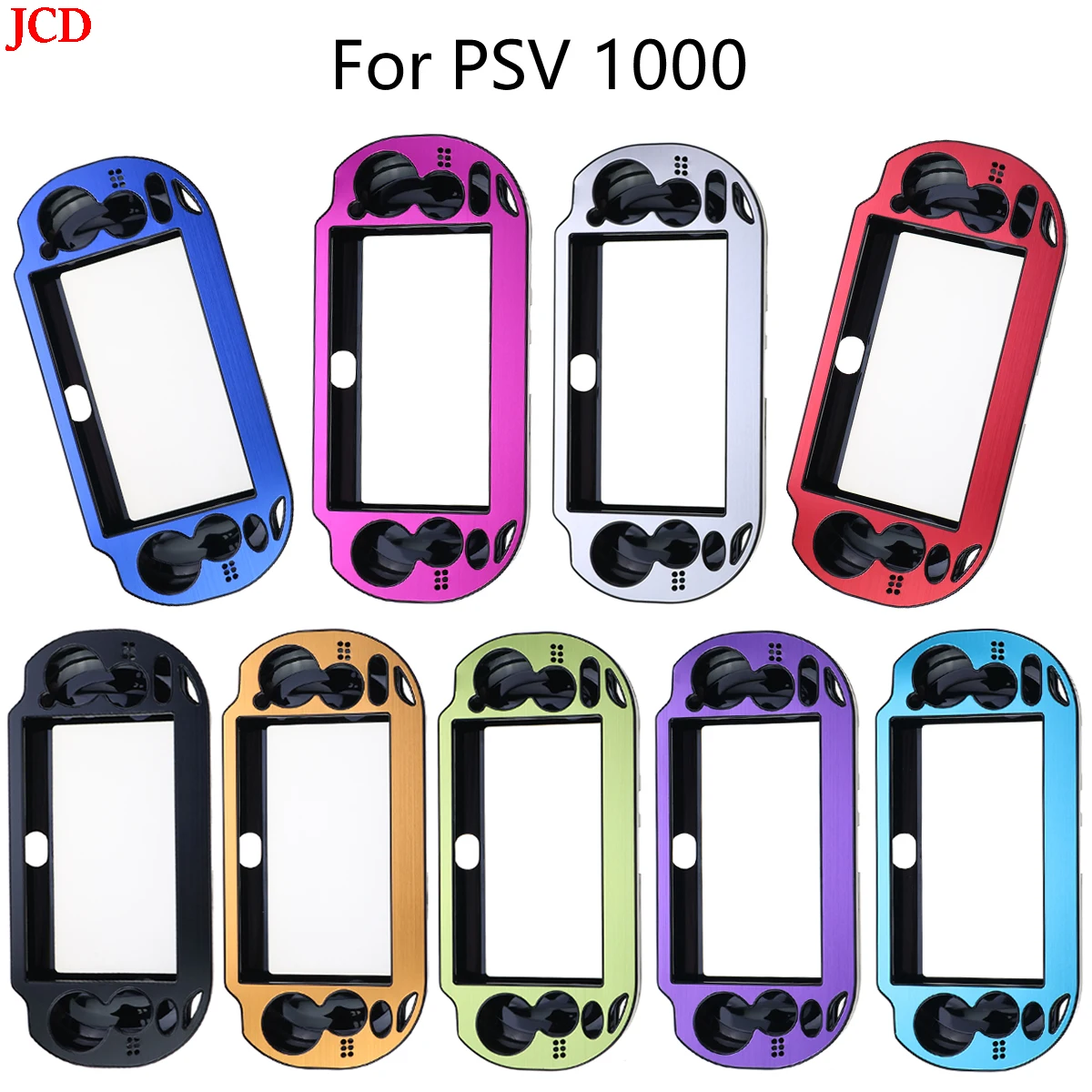 

JCD 1pcs Plastic + Aluminium Hard Case Cover Skin Protective Shell For PSV PS Vita 1000 PSV1000 Controller