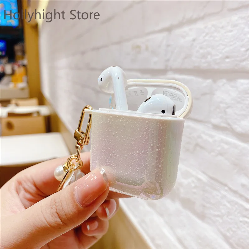 

Apple AirPods Headphone Covers Korean Water Drop Hard Shell Airpod Case with Lanyard Airpods Case Horror Airpod Case