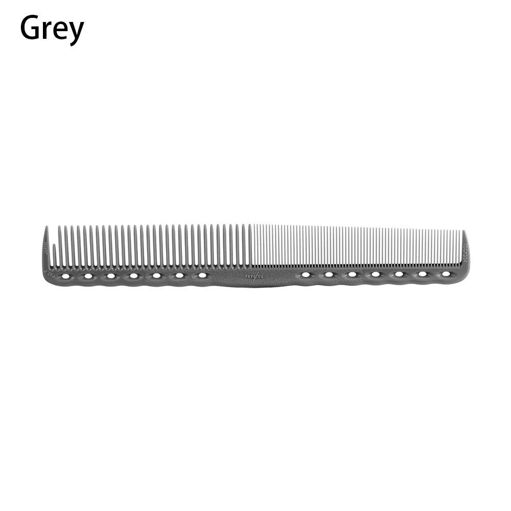 grey 1 шт. Профессиональный антистатический салон Flattop режущий гребень углеродистая Антистатическая Парикмахерская щетка для женщин Инструменты для укладки волос - Цвет: grey
