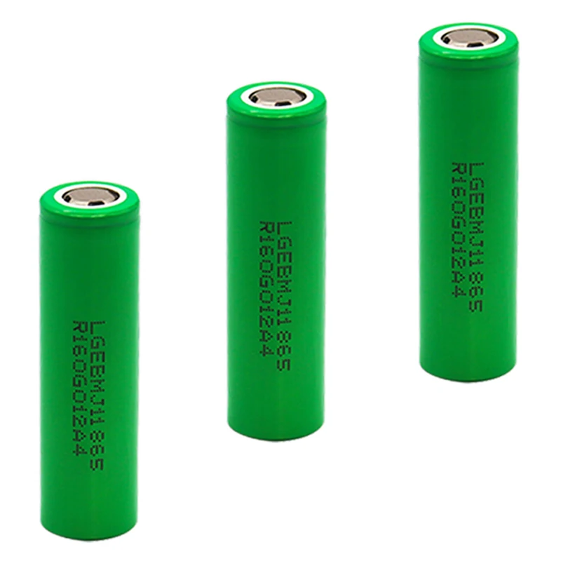 

100PS Original MJ1 3.7 v 3500 mah 18650 Lithium Rechargeable Battery For Flashlight batteries for 18650 LG MJ1 3500mah battery