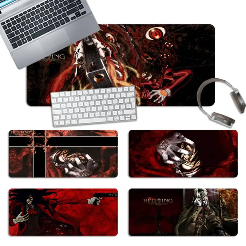 

Модный коврик для мыши Hellsing, ПК, ноутбук, геймерский коврик для мыши, аниме нескользящий коврик, клавиатура, Настольный коврик для Overwatch/CS GO