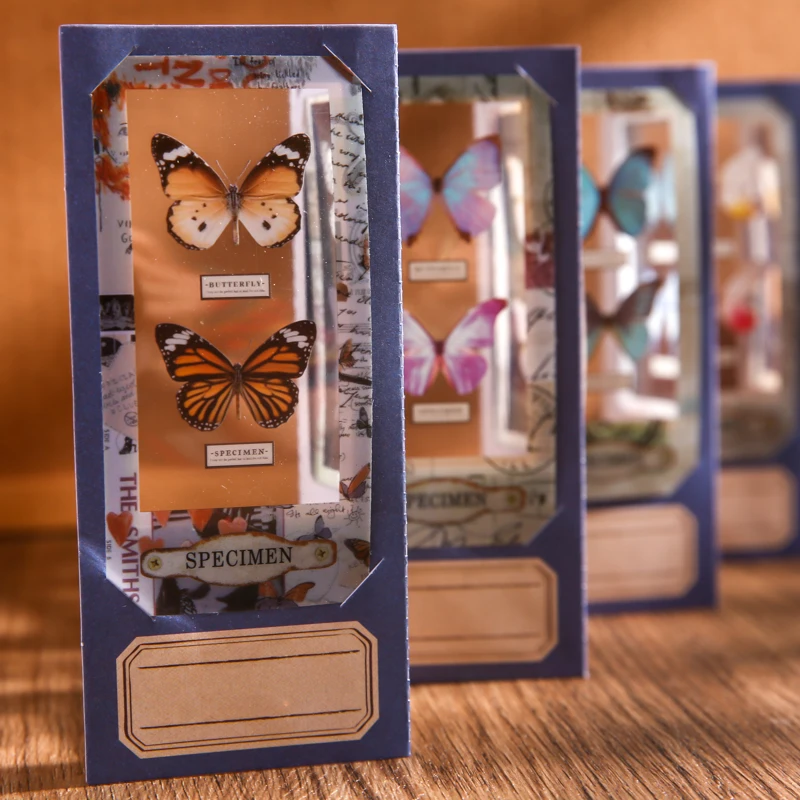 Образцы бабочки цветы растения декоративные наклейки для домашних животных Стик