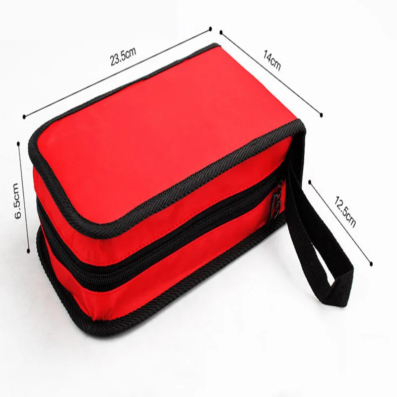 7 шт./компл. двойной слой из нержавеющей стали Портативный столовый набор сумка