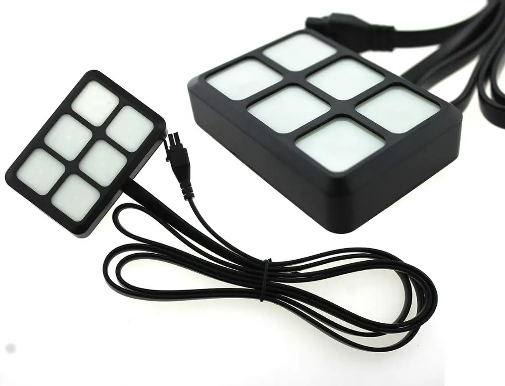 DC 12 В 6 банд ВКЛ ВЫКЛ сенсорный экран светодиодный переключатель управления