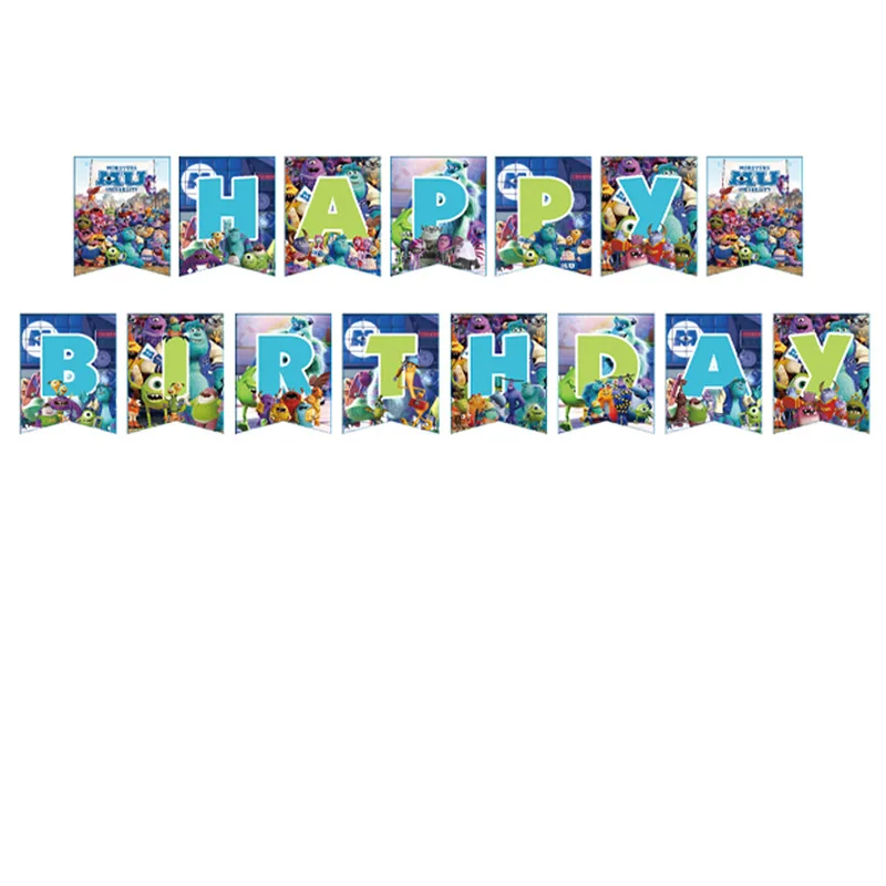 Disney Monsters University Latex воздушный шар баннер Майк Вазовски подарок мальчику модное