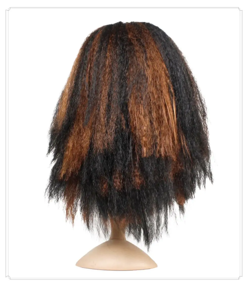 Забавный парик с крупной шерстью реквизит для выступлений|Аксессуары костюмов| |