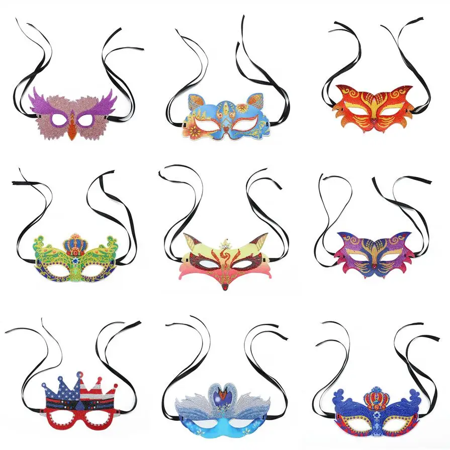 Набор для алмазной живописи сделай сам маска вечеринки танцев праздничного