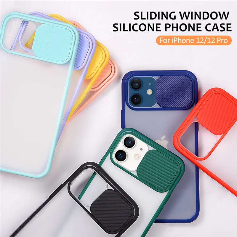 Модный чехол для телефона iPhone 12 Pro Max противоударный матовый защиты объектива