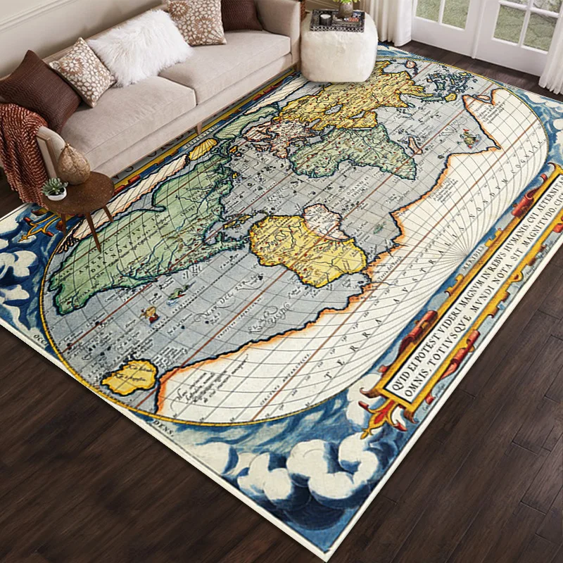 

3d печать карта ковер домашняя гостиная диван напольная Подушка спальня полный прикроватный Плед Ковер