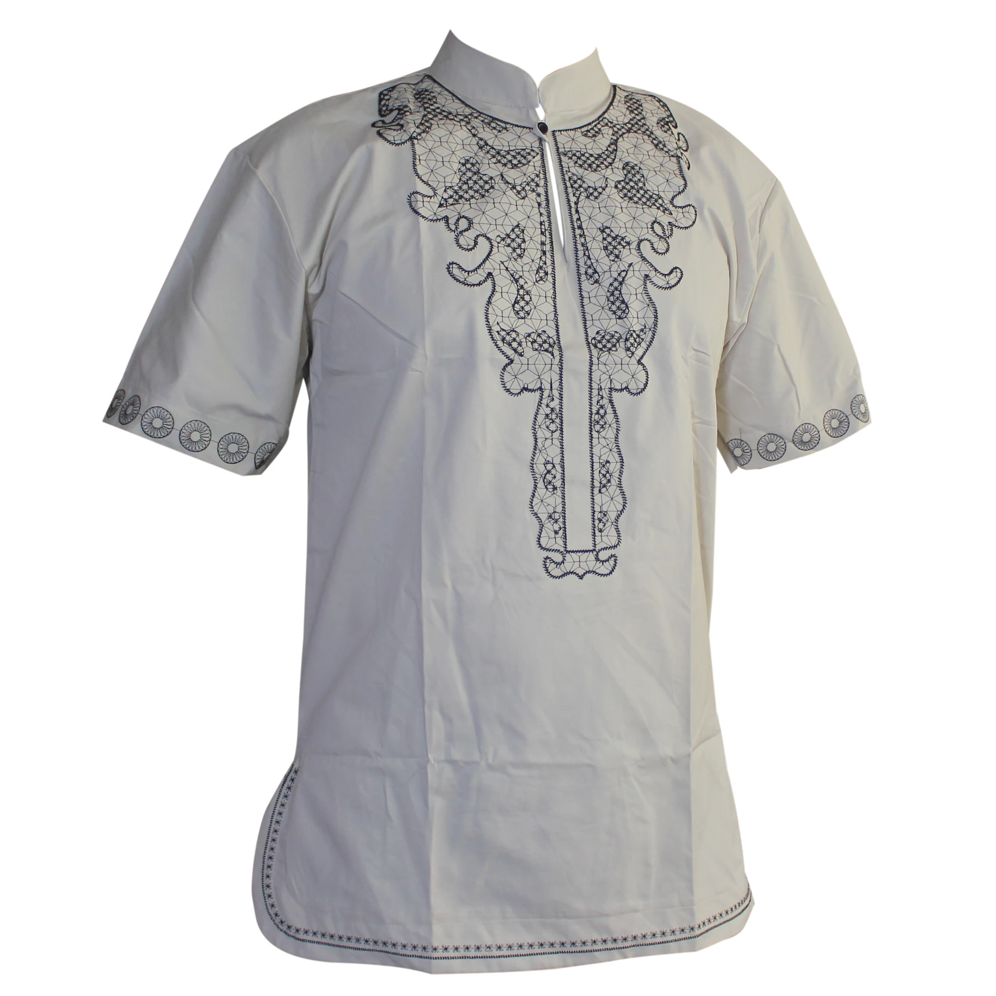 Мусульманская хлопковая футболка африканская мужская одежда с вышивкой топ