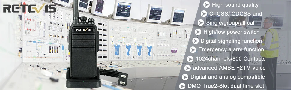 Retevis RT53 DMR цифровая рация UHF DMO VOX цифровой аналоговый двухсторонний радиоприемник Comunicador трансивер handsfree walkie talkie