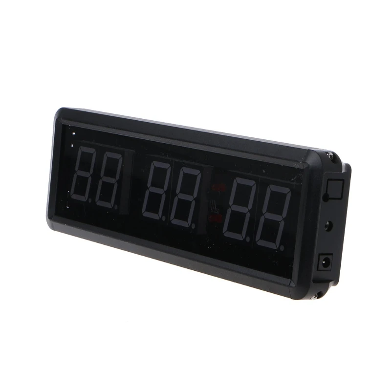 

1.5 Inch 6-digit Gym Timer Stopwatch with Remote for Gym Fitness Training Ideal Interval Timer Clock Red and Green High quality