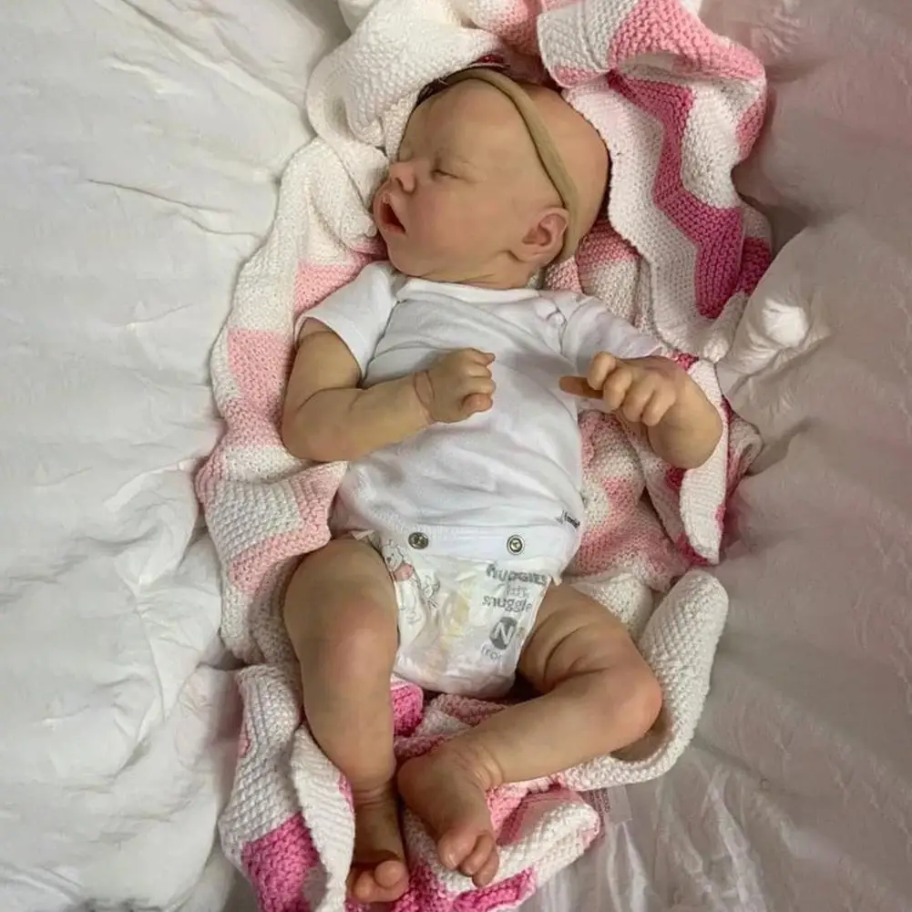 

18inch Reborn Premie Baby Size Versions Lifelike Soft Veins Art Dolls Dolls Visible Collectible Touches Paint 3D Y5G6