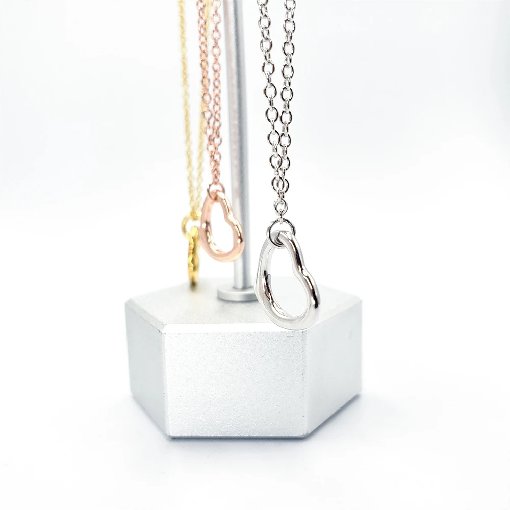 

Classic Look Heart Shape 3 Colors S925 Sterling Silver Bracelet Elegant Charm Jewelry For Women High Quality Holiday Gifts