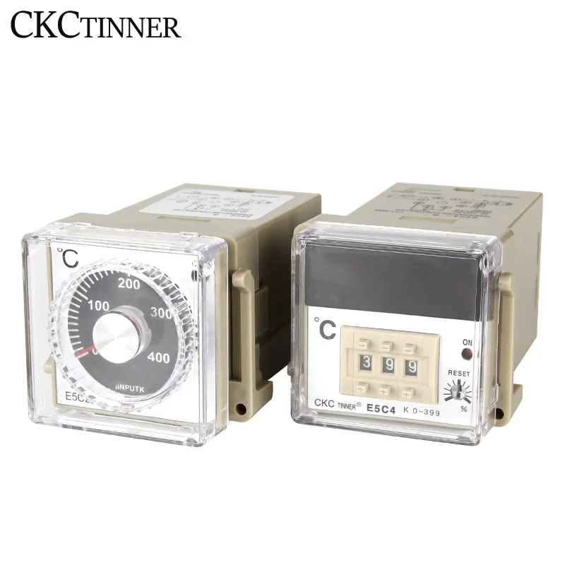 Регулятор температуры E5C4/E5C2 0-399/0-999 градусов Цельсия термостат типа K/PT100 с