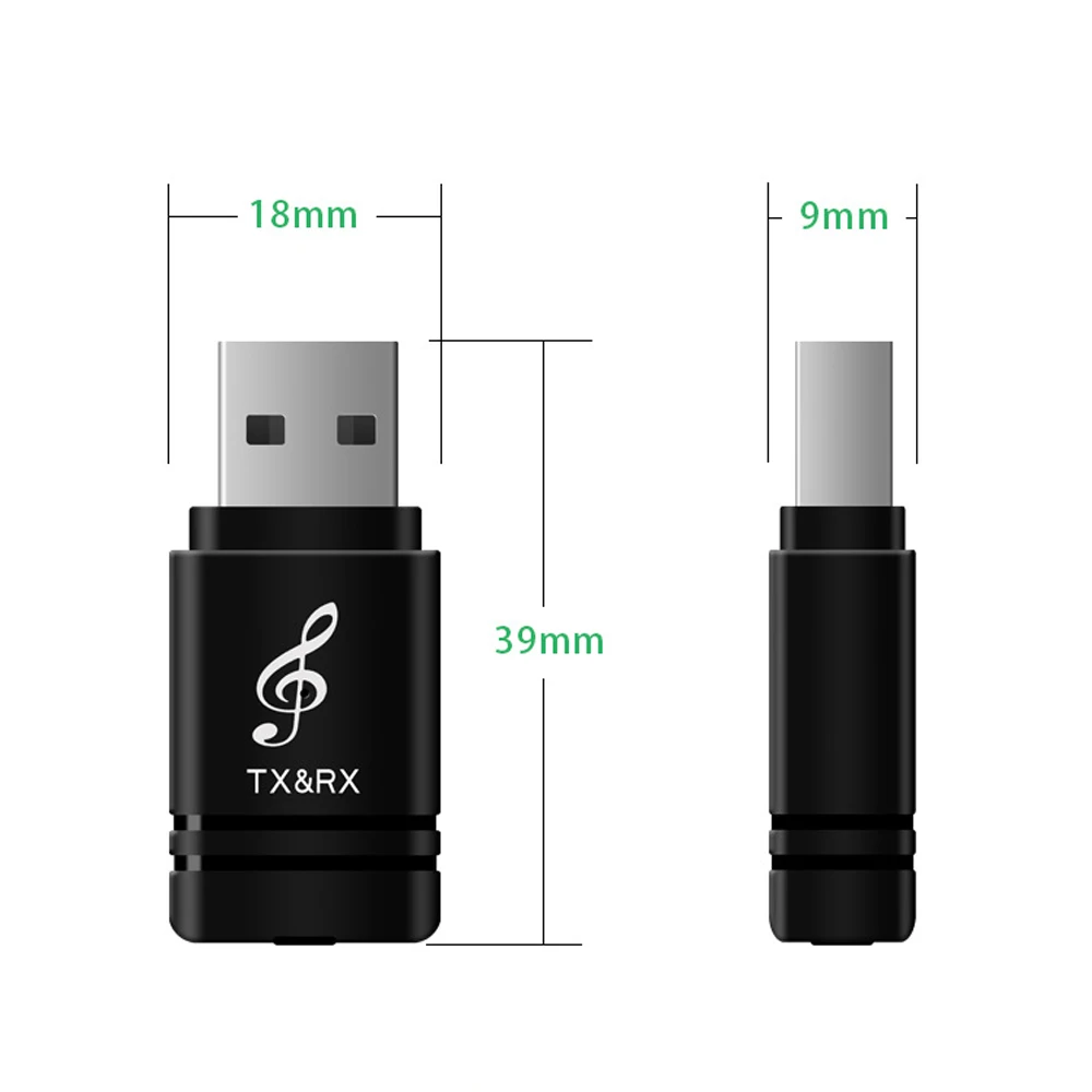 Универсальный USB Bluetooth передатчик приемник 2 в 1 Bluetooth 5,0 ключ 3,5 мм AUX для ТВ ПК беспроводной аудио Bluetooth адаптер