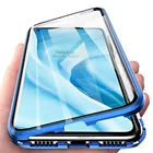 360  Магнитный чехол с откидной крышкой для Xiaomi Mi 11 Lite Mi11 Ультра Pro Xiomi 11 Lite 11 ультра 11Pro 5G двухстороннее стекло металлический бампер чехол для Huawei NOVA