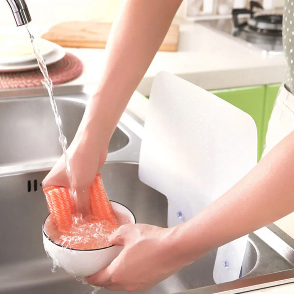 1 шт. прочный кухонный Органайзер из пластика полка для раковины дефлектор воды