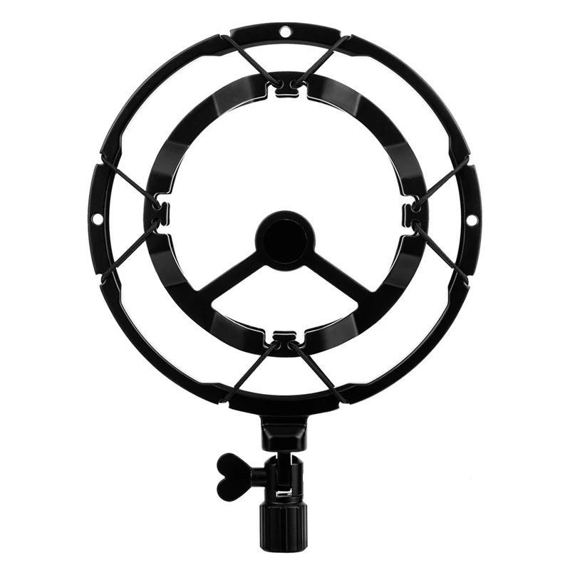 

Микрофон с амортизатором уменьшить Вибрационный, металлический Shockmount микрофонный держатель для микрофоны студия Запись