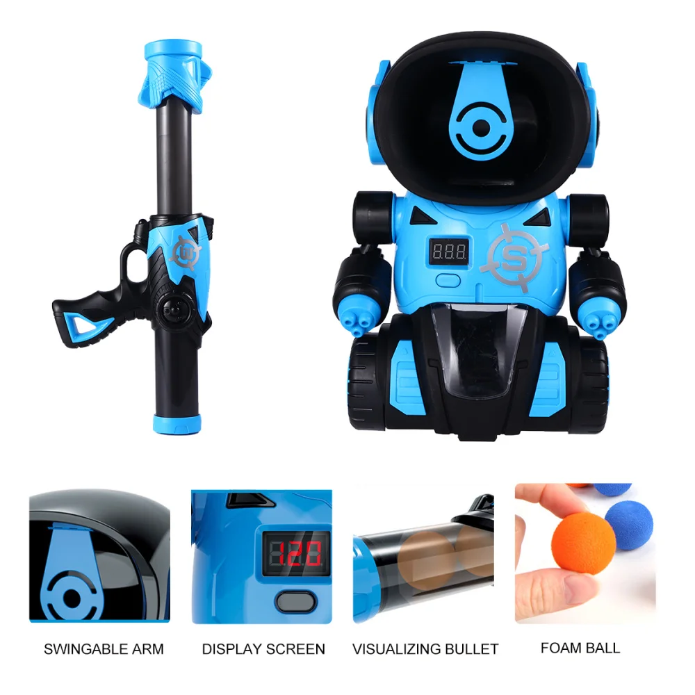 Аэродинамическая игрушка для стрельбы Детская развивающая Забавный робот