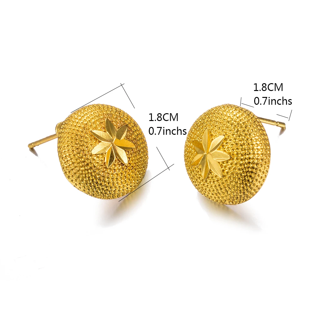 Новые российские золотые серьги Wando для женщин оптовая продажа гвоздики Прямая