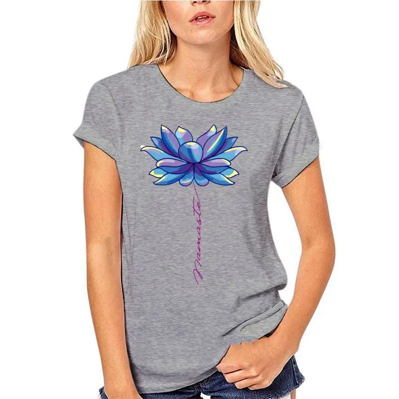 

Namaste Yoga Lover, Amazin Gift Women, Man T-shirt Lotus Birthday Gift Tee Shirt Compatible Smile More Size And Colors Tee