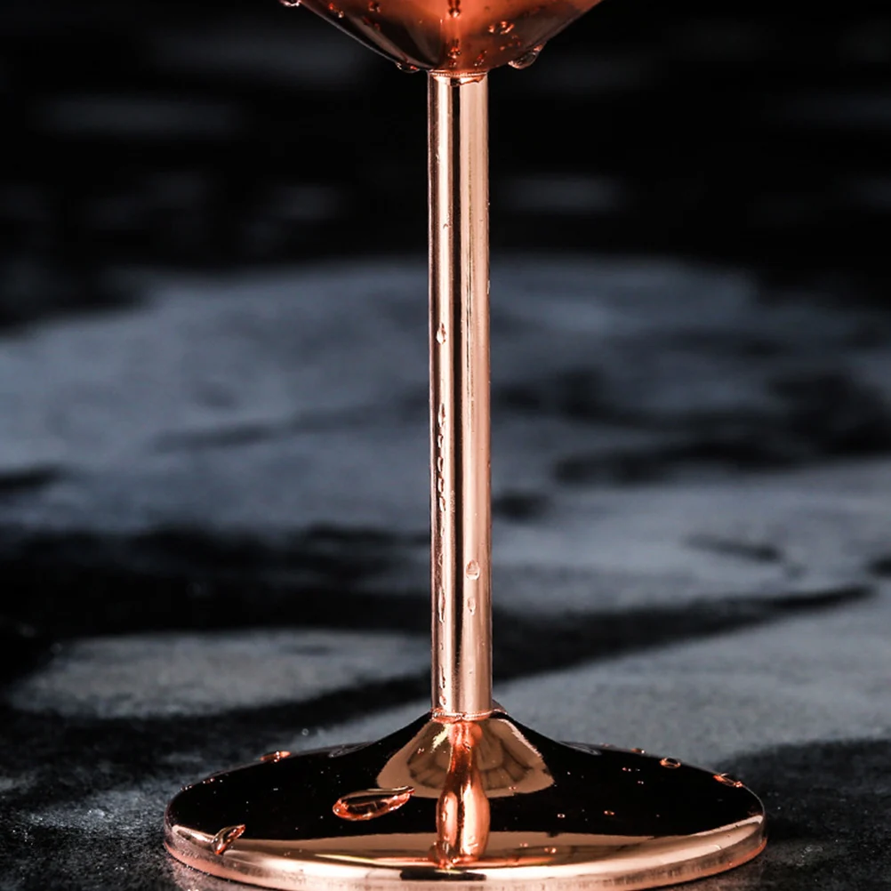 Бокал для красного вина из нержавеющей стали серебристые розовые золотистые