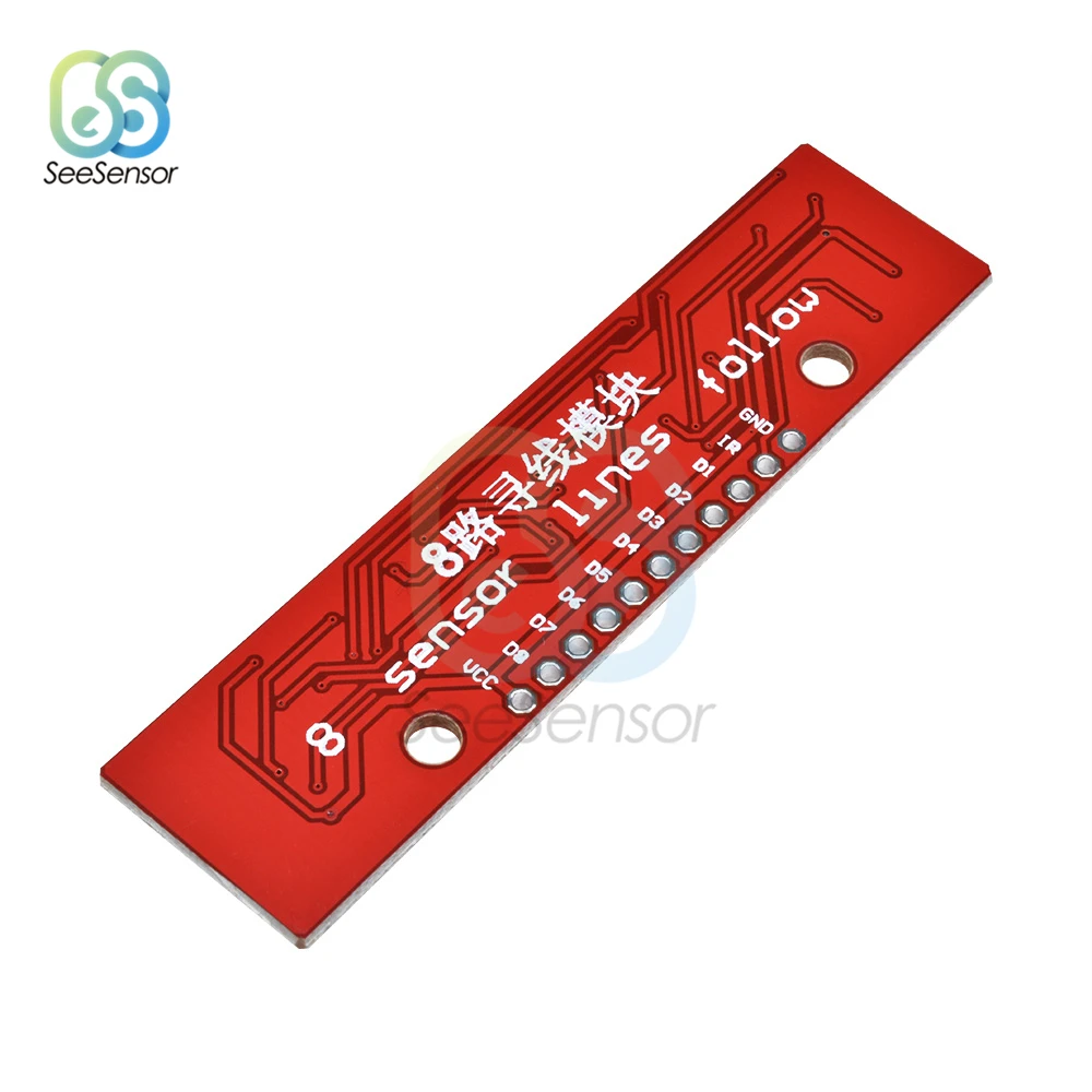8-канальный ИК-модуль отслеживания инфракрасный модуль датчика обнаружения